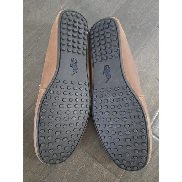 Polo Ralph Lauren Leather & Canvas Driving Loafers – Men’s Size 14 - Picture 6 of 12